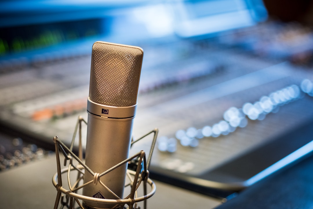 First time director learning how to direct a voice over session in professional studio