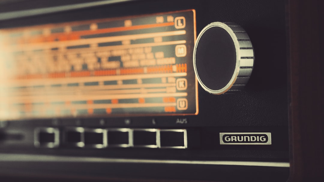 Spanish voice over radio advertising professional recording a commercial in studio