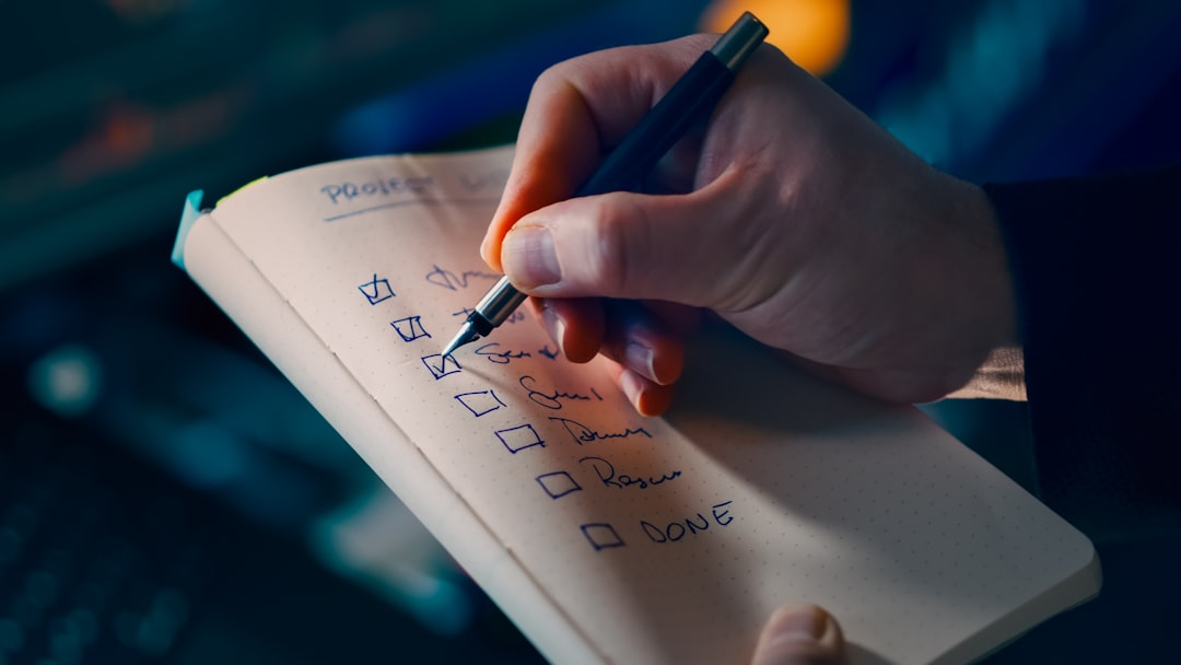 Pre-session checklist voice over before record with professional studio setup and script materials