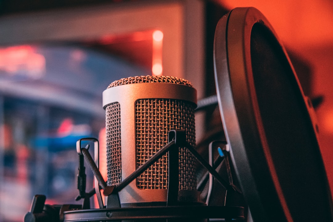 Voice over demo trap hired recording mistake illustrated by professional microphone setup